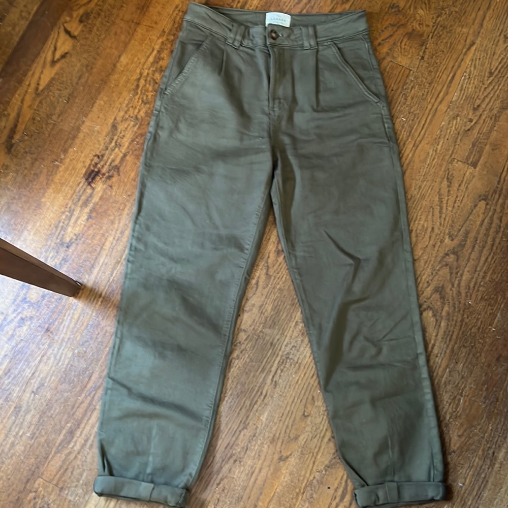Sezane Manu pants, Khaki, 4